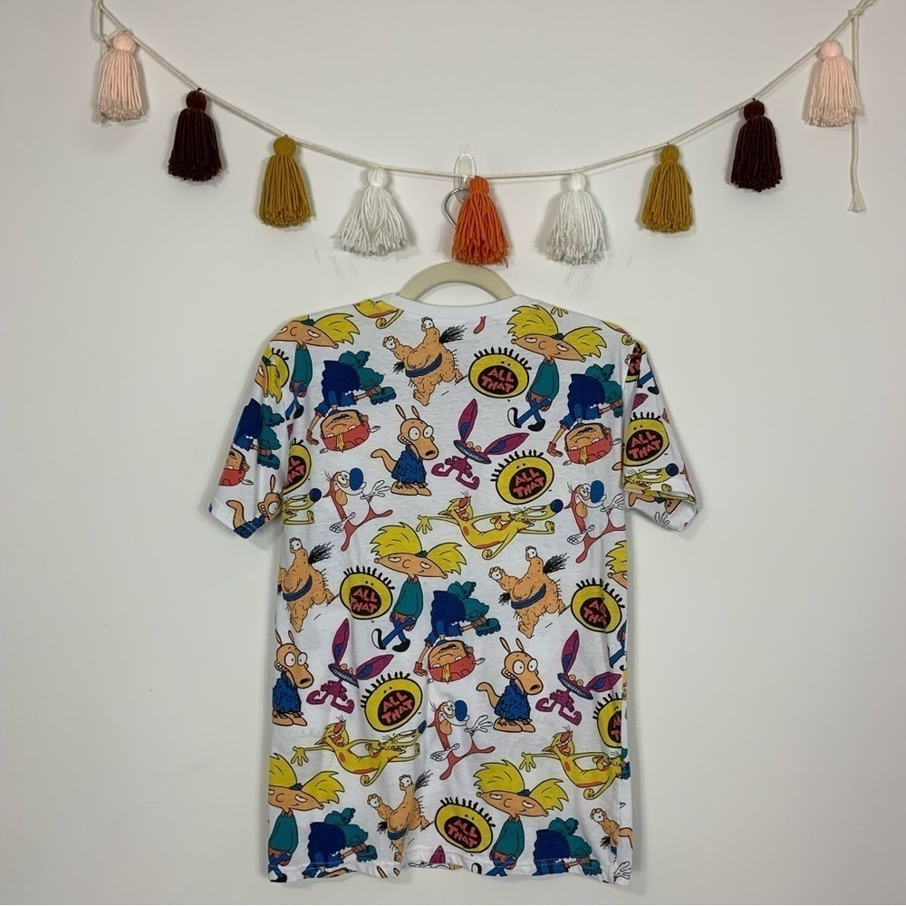 Nickelodeon 90s Cartoon Characters Graphic T-Shirt Size Small - Picture 8 of 8